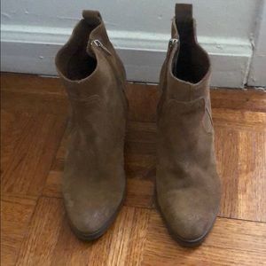 DOLCE VITA Brown Suede Booties